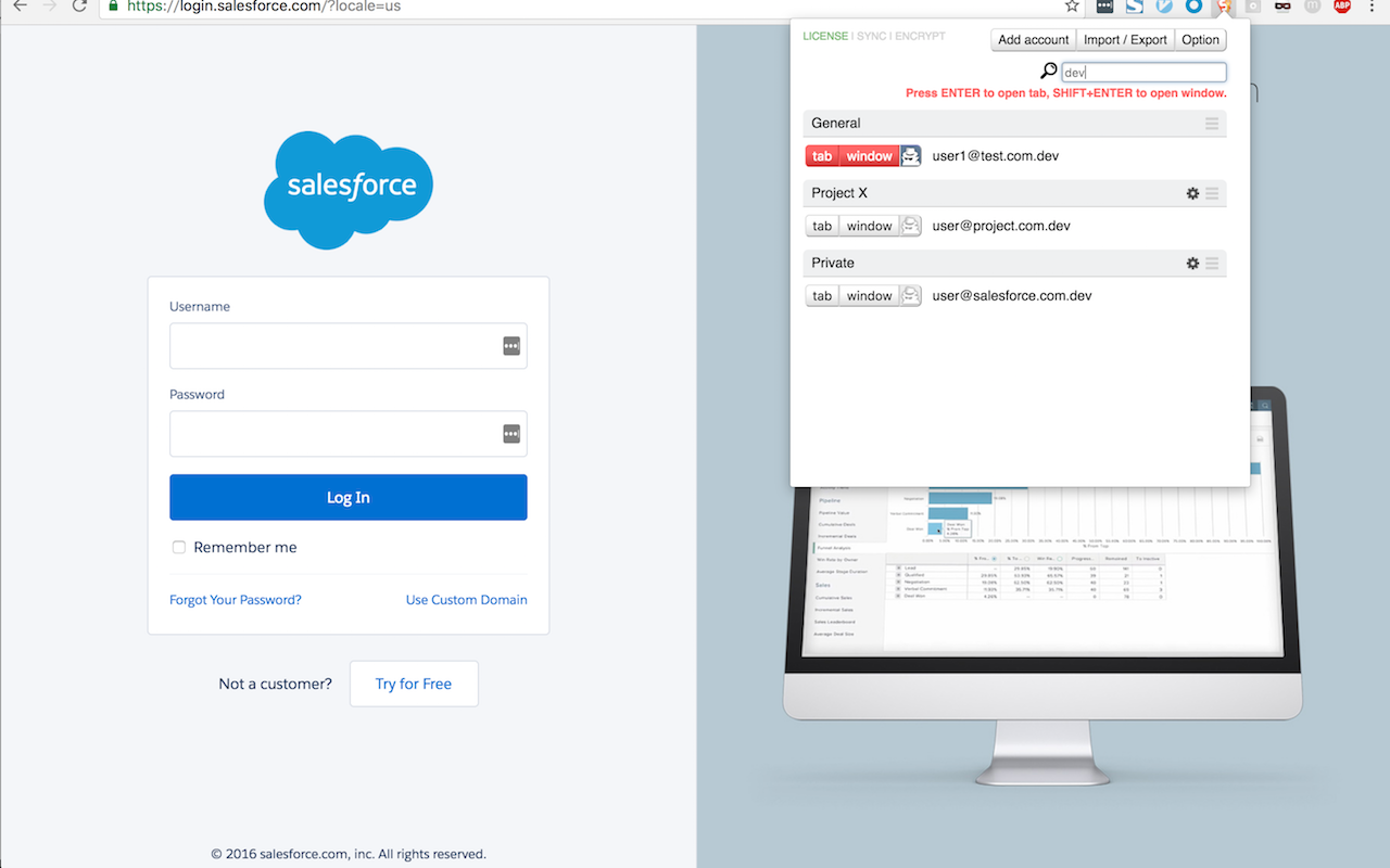Force.com LOGINS chrome谷歌浏览器插件_扩展第4张截图