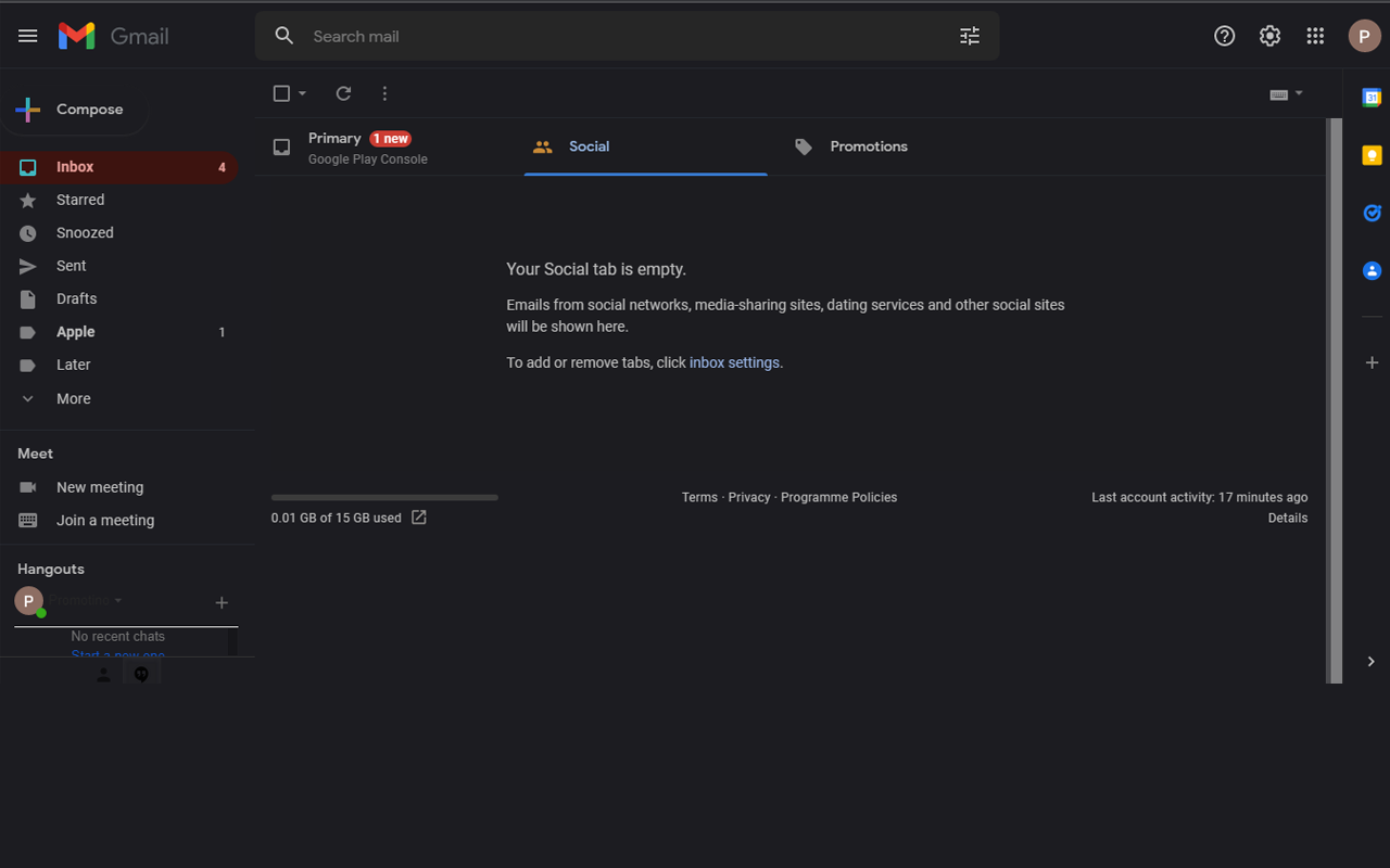 Gmail Dark Mode chrome谷歌浏览器插件_扩展第1张截图