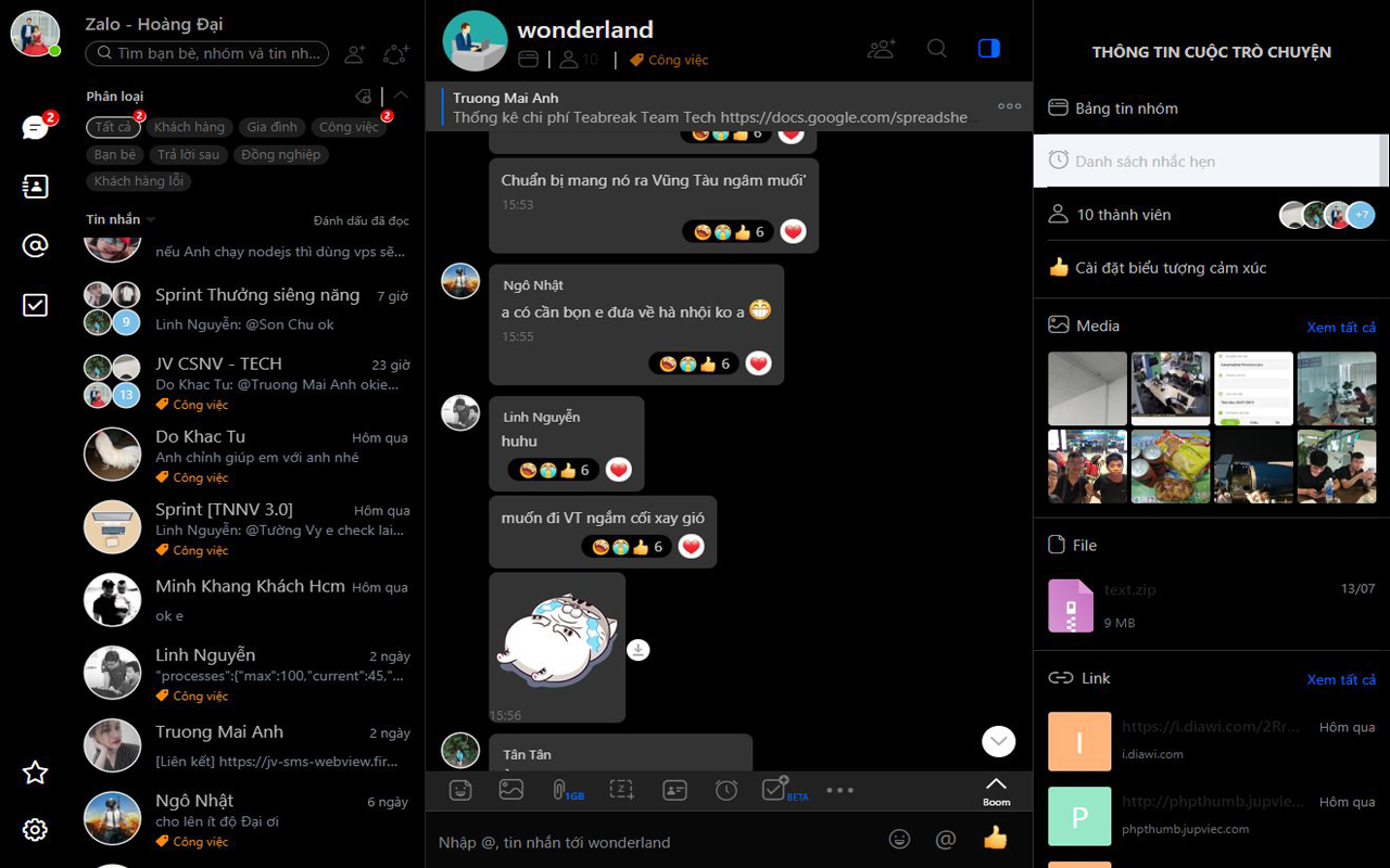 Zalo Dark Mode chrome谷歌浏览器插件_扩展第1张截图