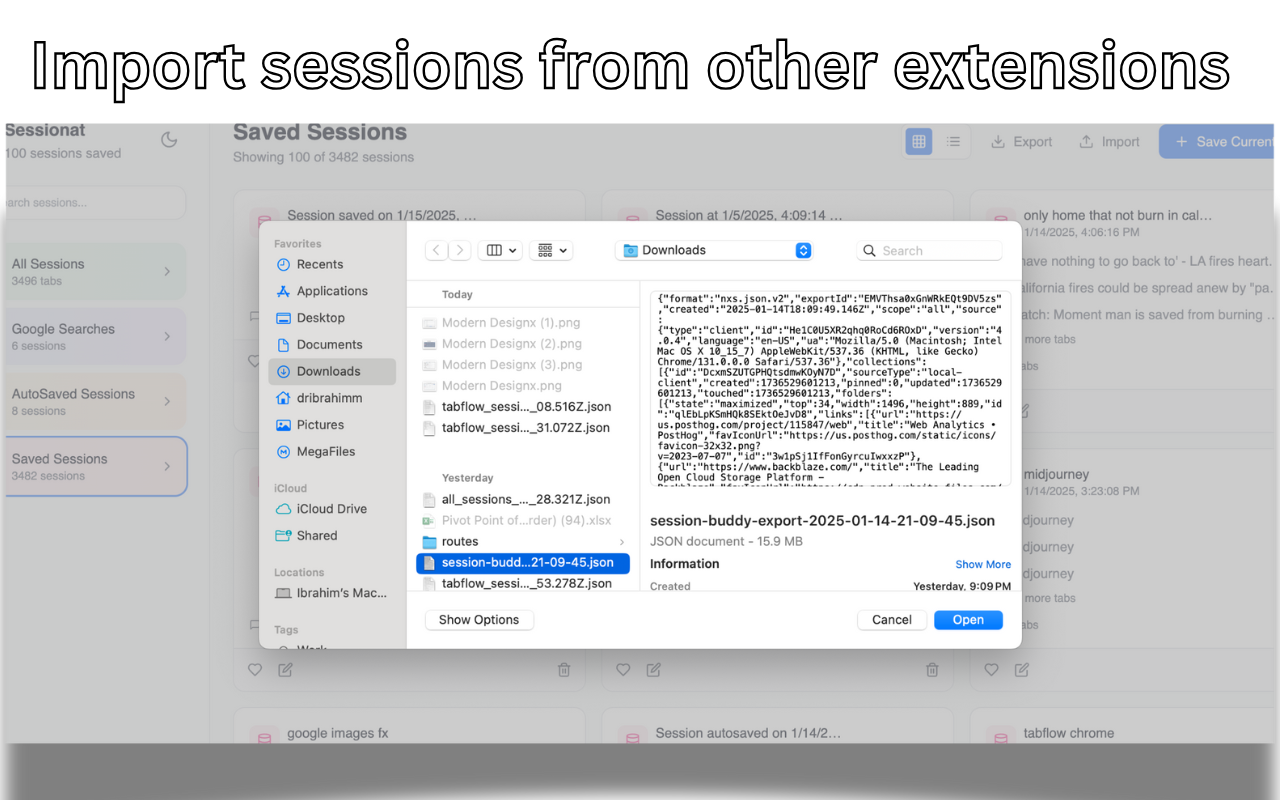 Sessionat - Save Tabs for later chrome谷歌浏览器插件_扩展第5张截图