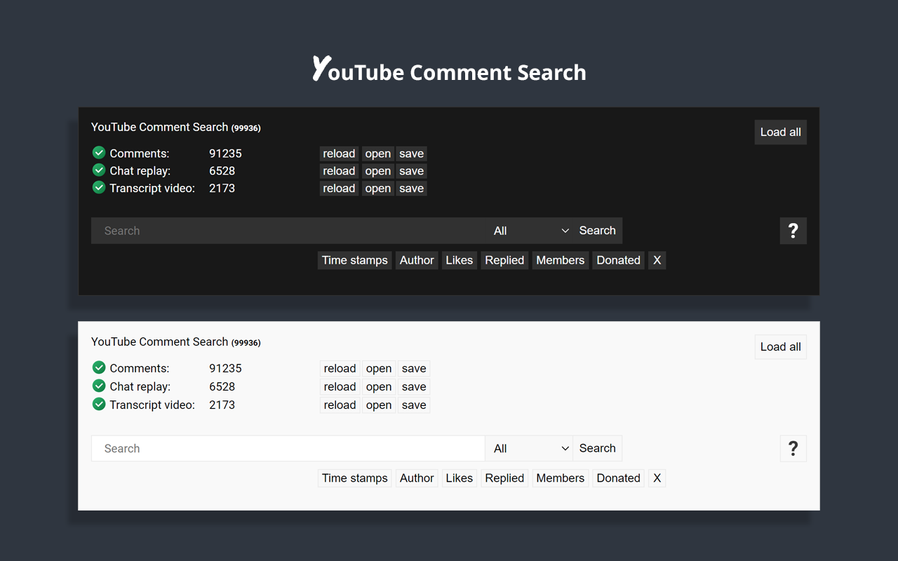 YCS - YouTube Comment Search (Continued) chrome谷歌浏览器插件_扩展第1张截图