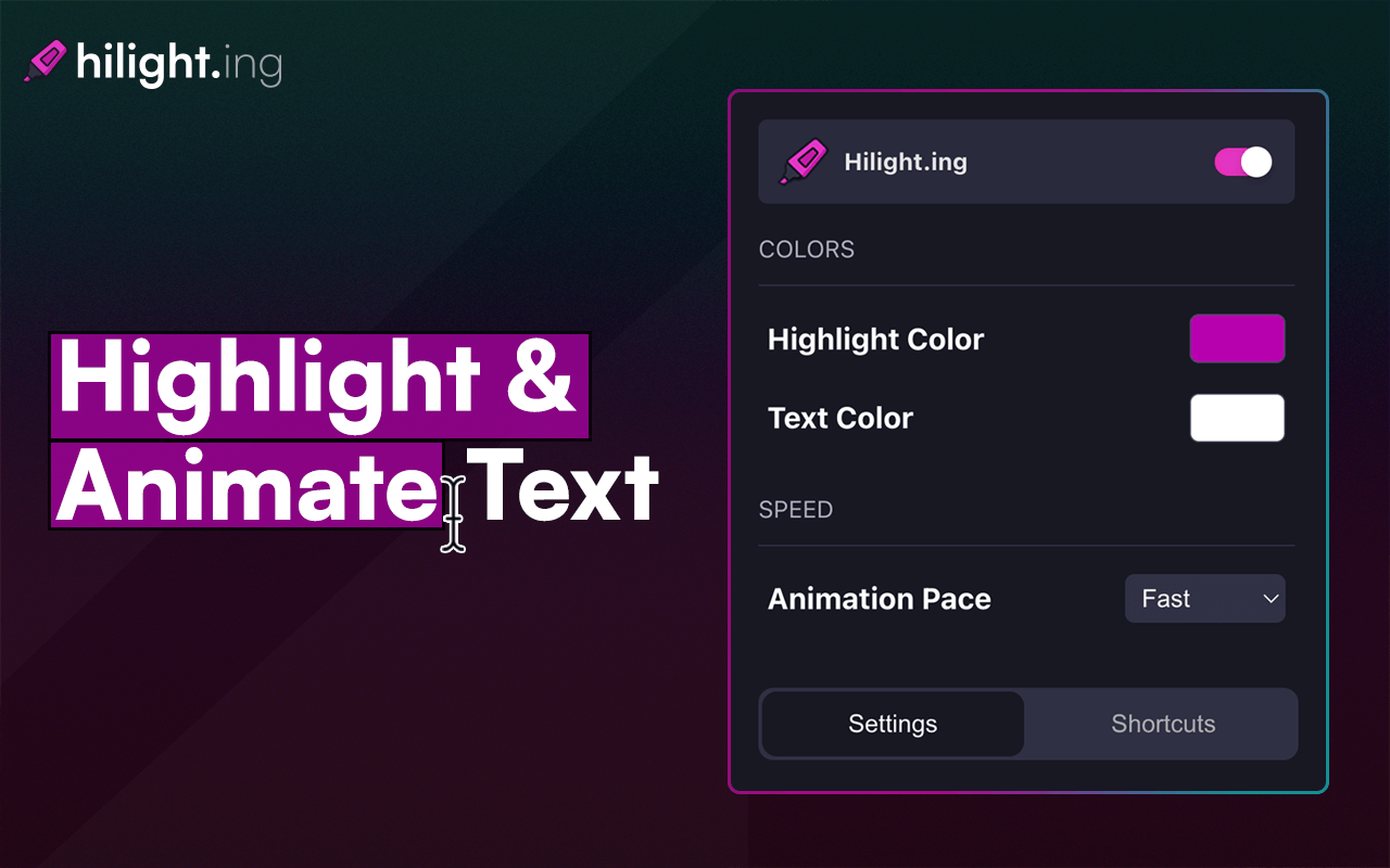 Highlight & Animate Text chrome谷歌浏览器插件_扩展第1张截图