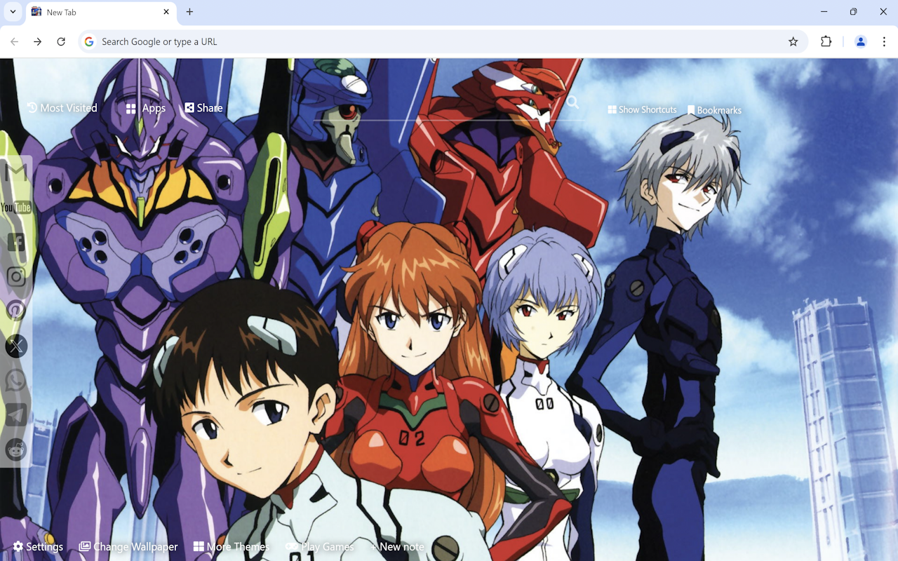 新世纪福音战士壁纸高清 chrome谷歌浏览器插件_扩展第1张截图