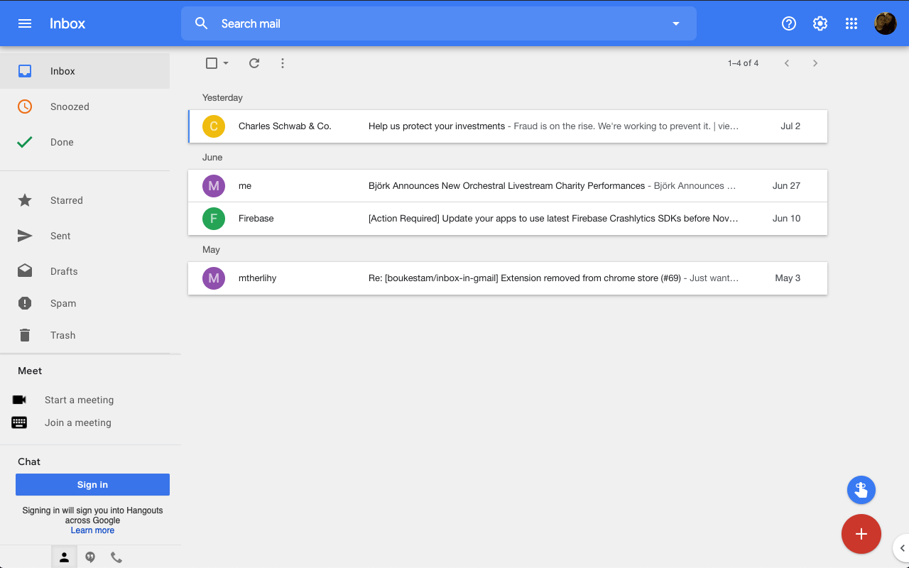 Inbox Reborn theme for Gmail™ chrome谷歌浏览器插件_扩展第2张截图