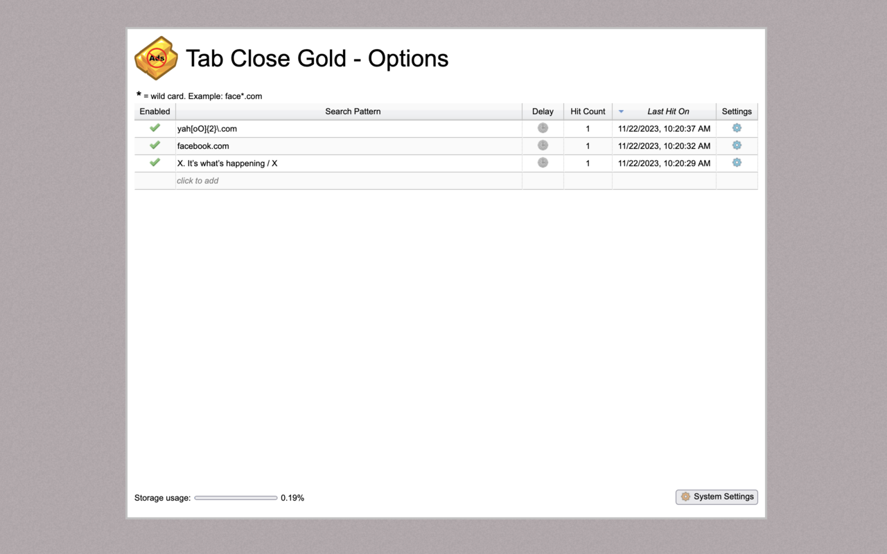 Tab Close Gold chrome谷歌浏览器插件_扩展第1张截图