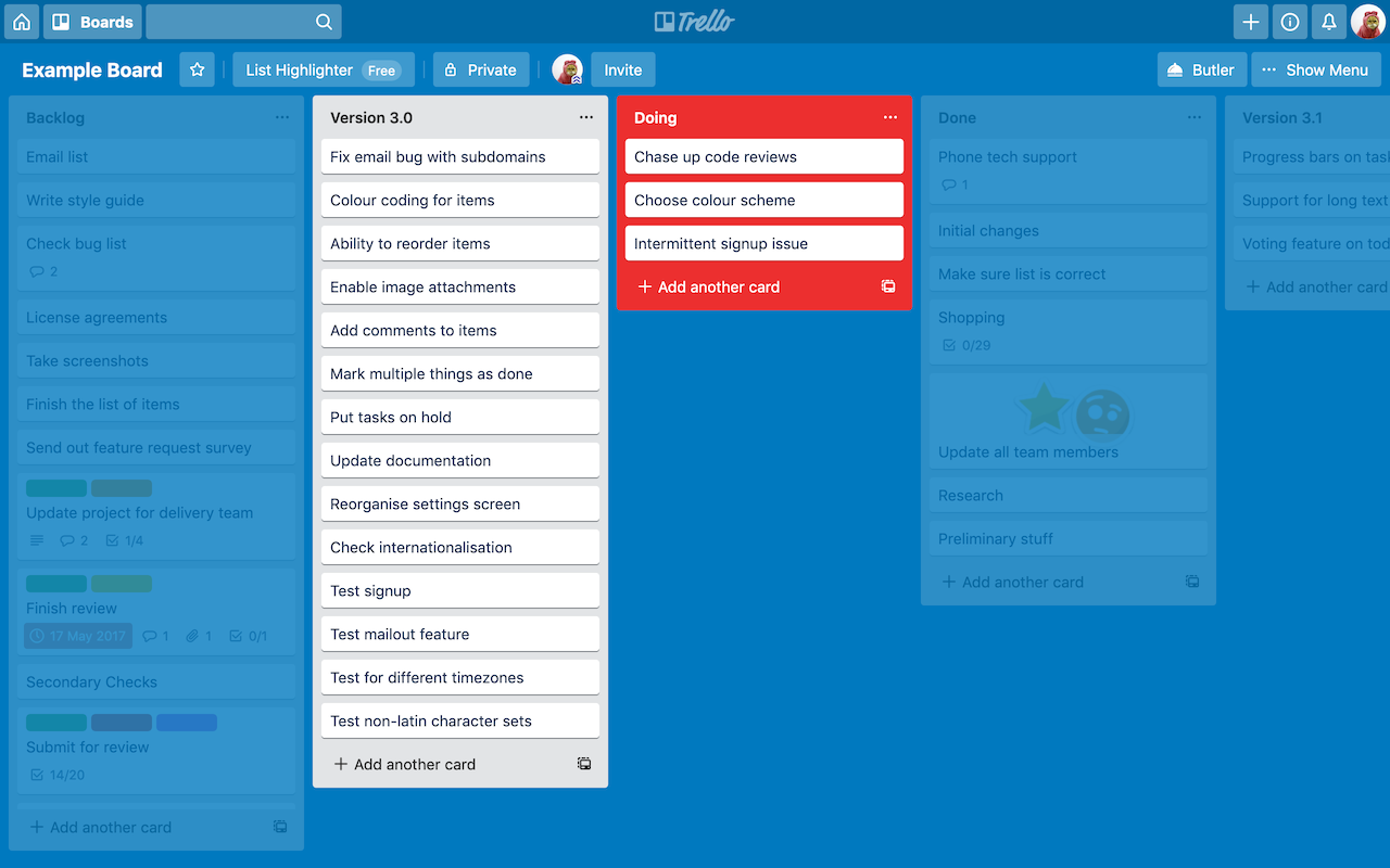 List Highlighter for Trello chrome谷歌浏览器插件_扩展第3张截图