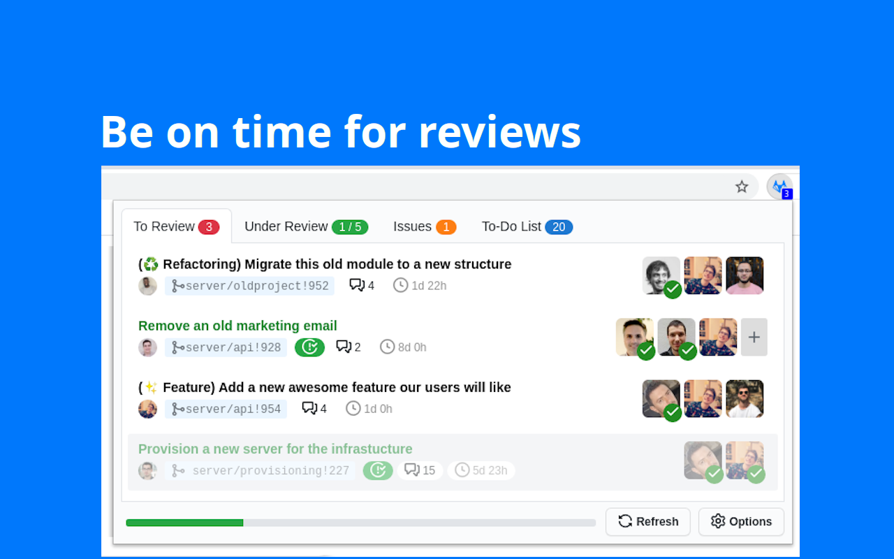 Git Notify chrome谷歌浏览器插件_扩展第1张截图