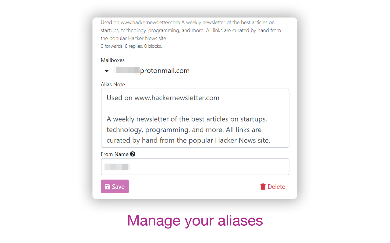 SimpleLogin by Proton: Secure Email Aliases chrome谷歌浏览器插件_扩展第2张截图