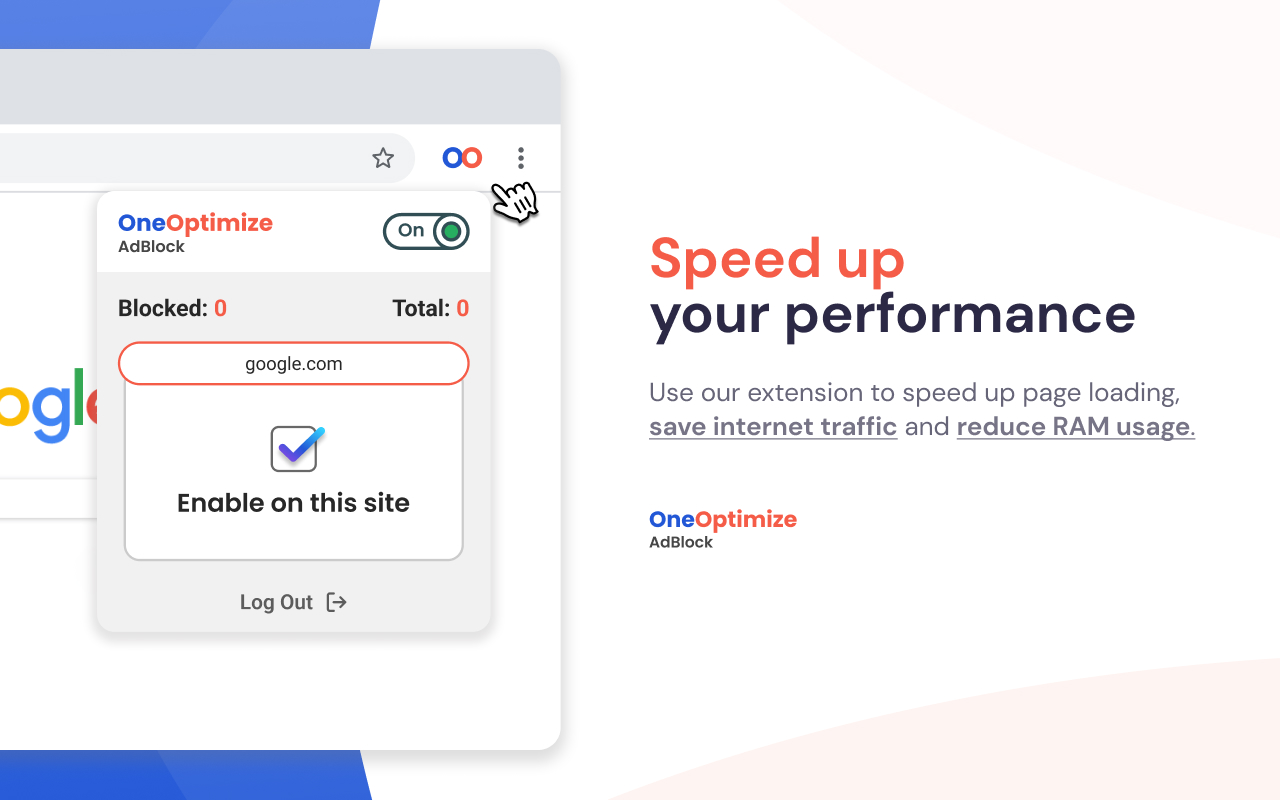 OneOptimize AdBlock chrome谷歌浏览器插件_扩展第4张截图