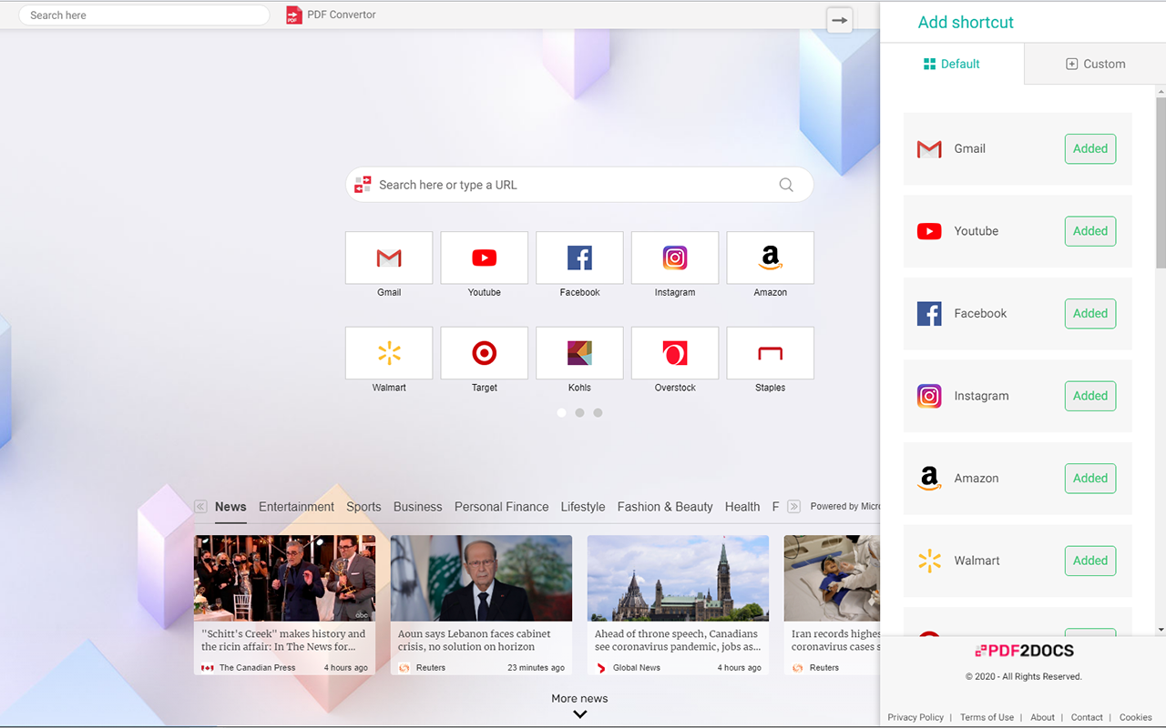 PDF2DOCS chrome谷歌浏览器插件_扩展第2张截图