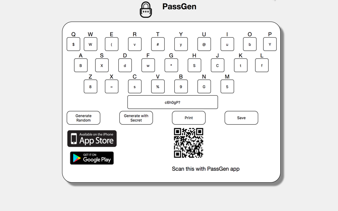 PassGen chrome谷歌浏览器插件_扩展第2张截图