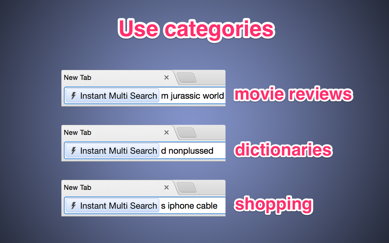 Instant Multi Search chrome谷歌浏览器插件_扩展第3张截图