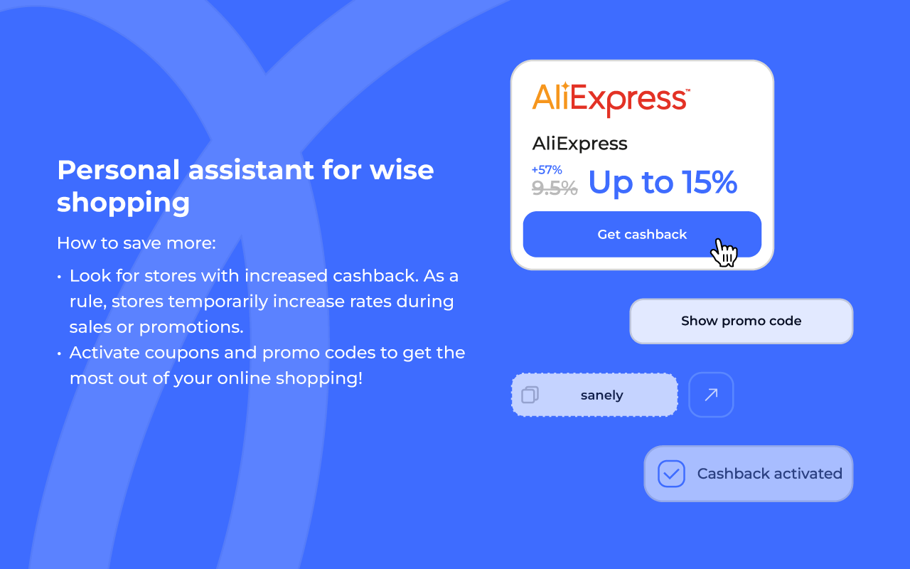 Sanely: cashback, coupons, promo codes, discounts chrome谷歌浏览器插件_扩展第4张截图