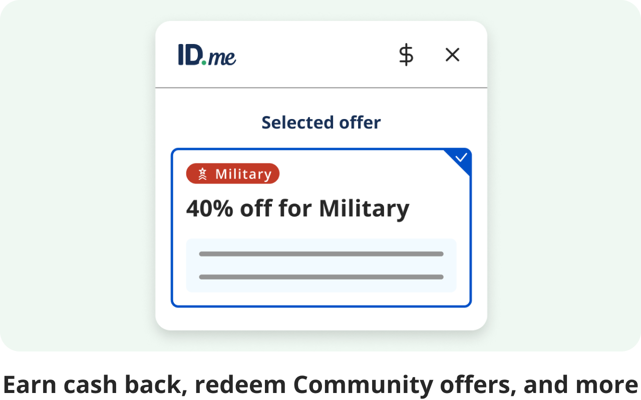 ID.me Shop: Exclusive Community Discounts chrome谷歌浏览器插件_扩展第1张截图
