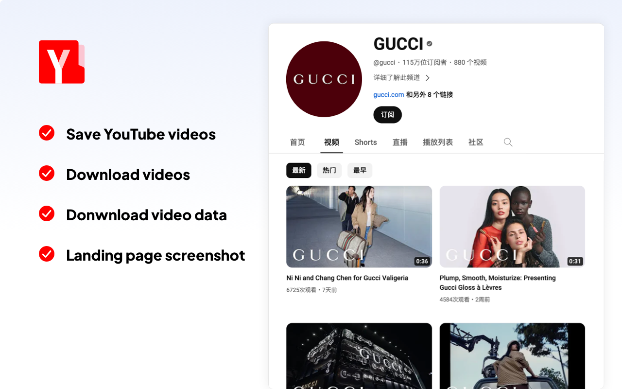 YouTube视频广告下载&广告数据导出 chrome谷歌浏览器插件_扩展第1张截图