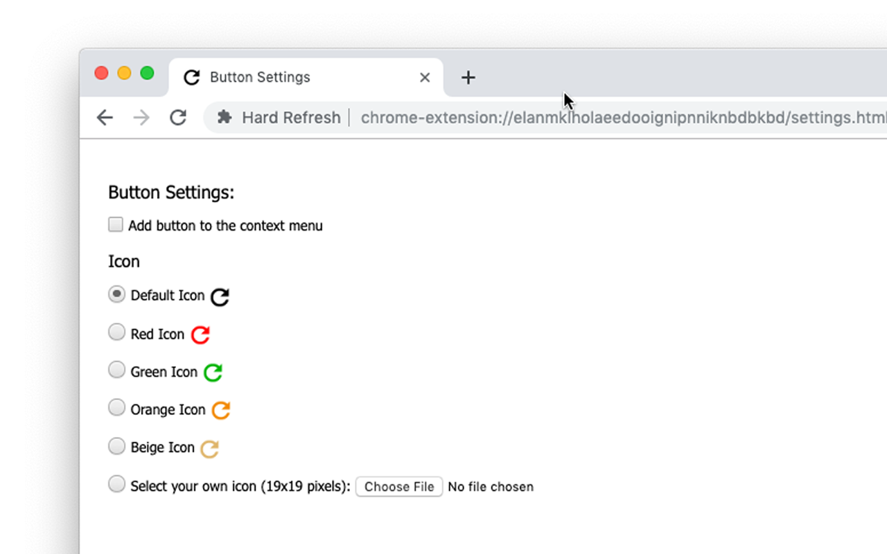 Hard Refresh chrome谷歌浏览器插件_扩展第1张截图