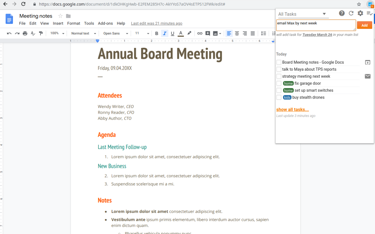 checklist for Google Tasks™ chrome谷歌浏览器插件_扩展第3张截图