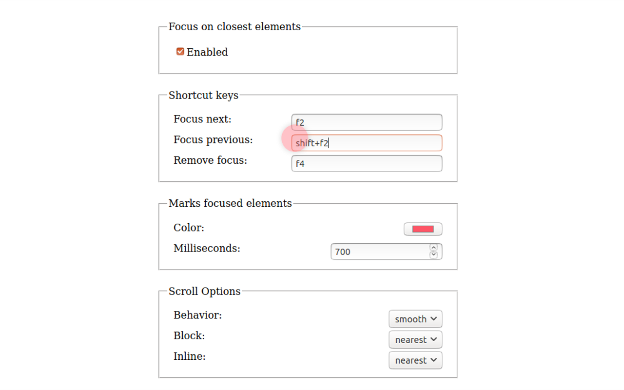 Focus input element chrome谷歌浏览器插件_扩展第2张截图