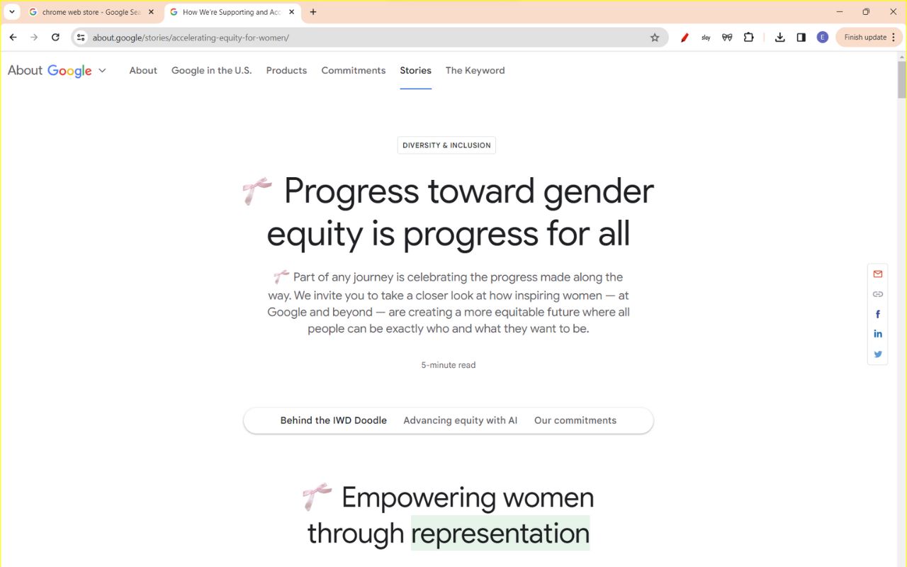 Coquette Bows Extension chrome谷歌浏览器插件_扩展第1张截图