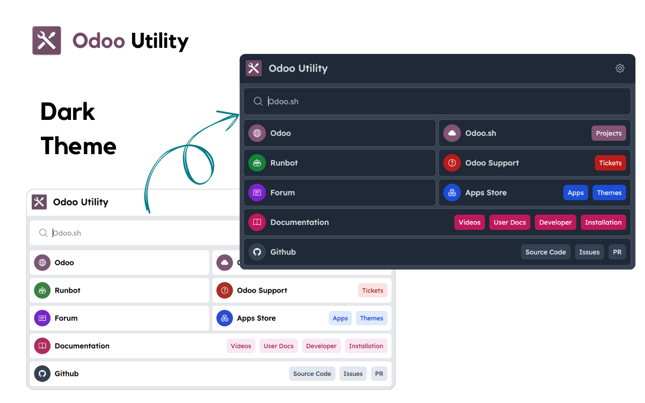 Odoo Utility chrome谷歌浏览器插件_扩展第2张截图