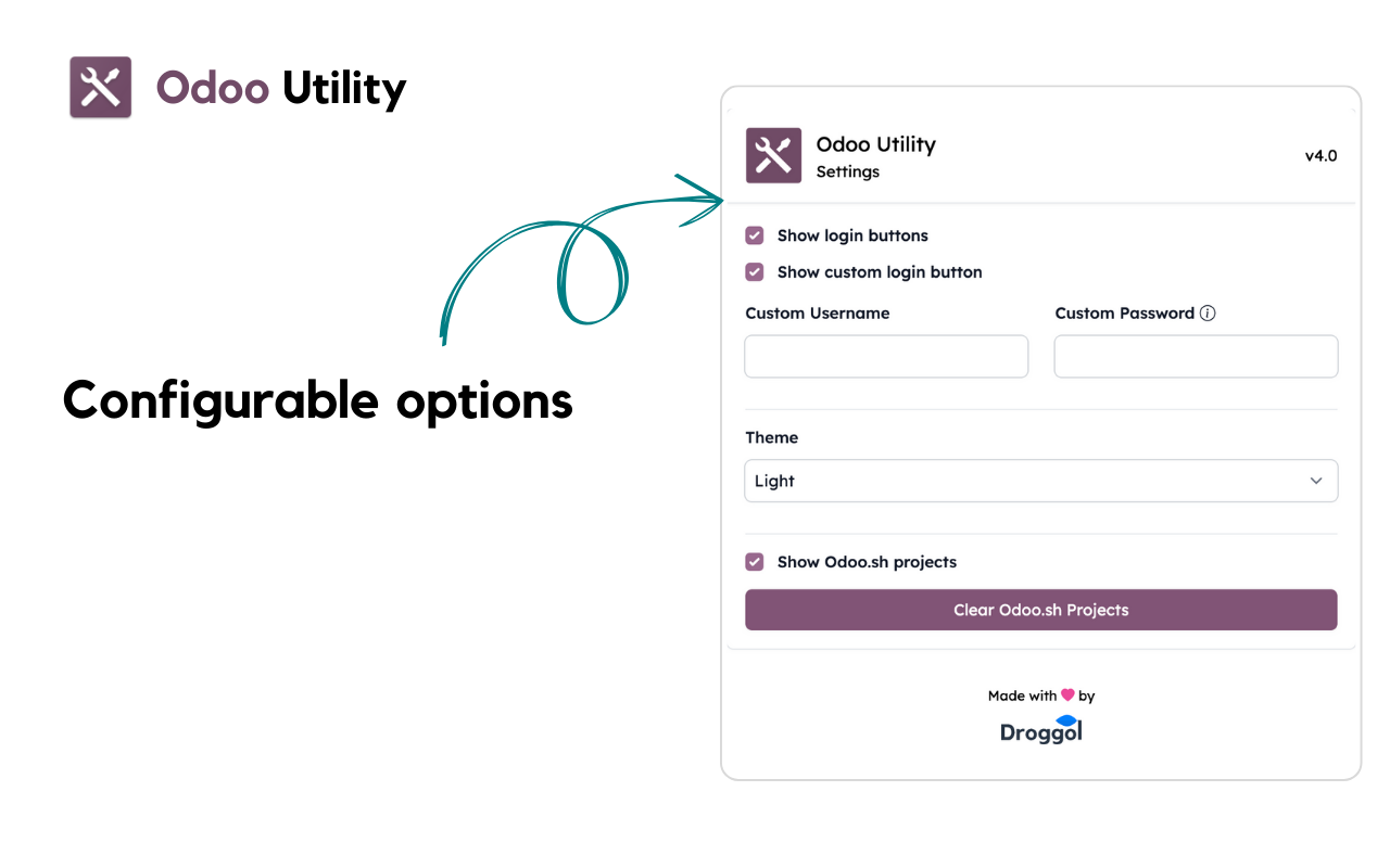 Odoo Utility chrome谷歌浏览器插件_扩展第3张截图