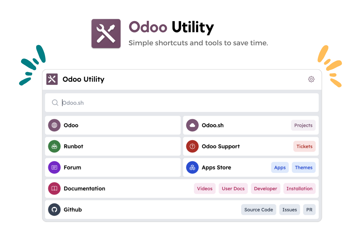 Odoo Utility chrome谷歌浏览器插件_扩展第4张截图