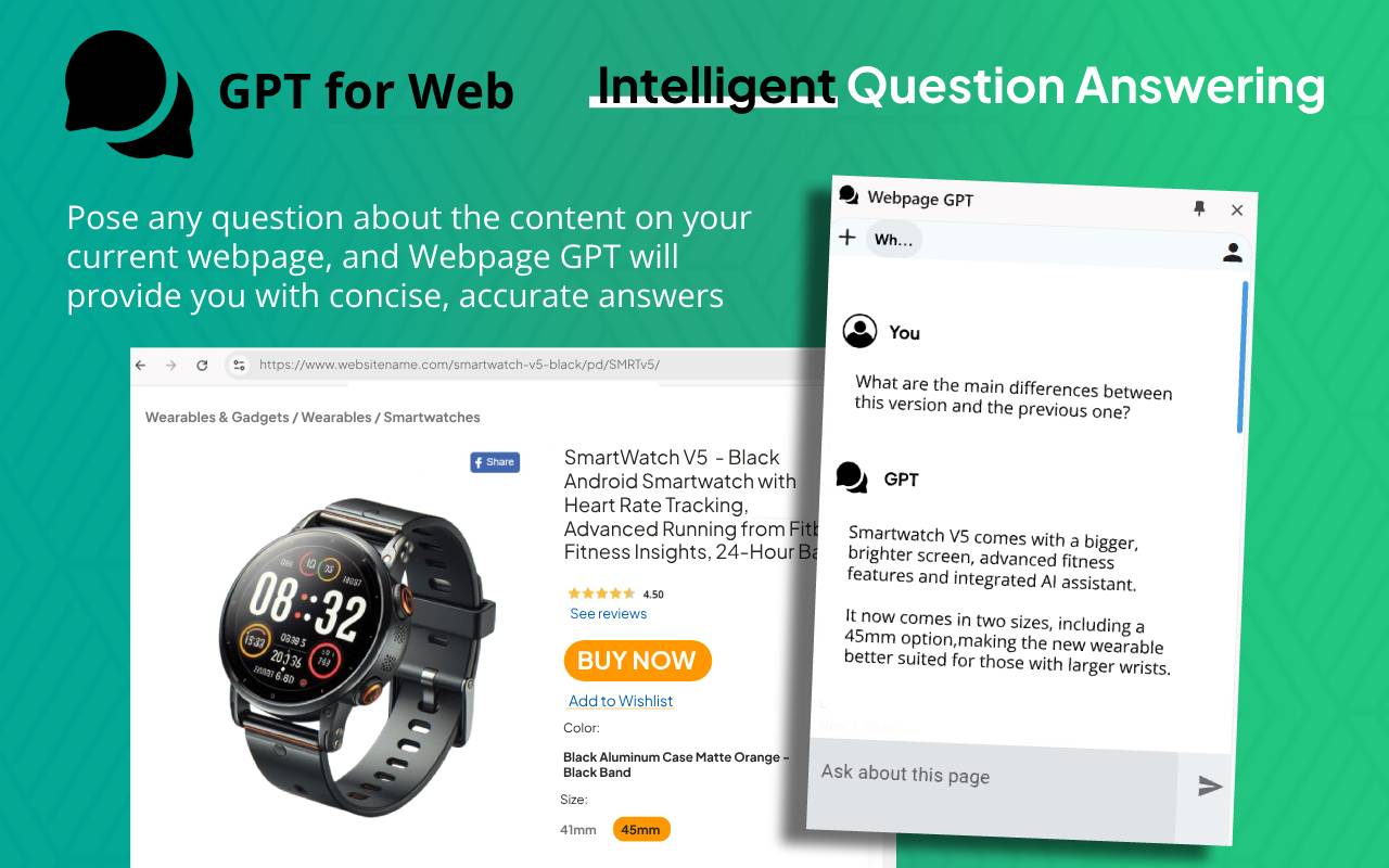 Webpage GPT chrome谷歌浏览器插件_扩展第3张截图