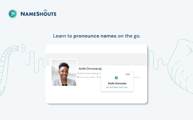 NameShouts - Name Pronunciation tool chrome谷歌浏览器插件_扩展第3张截图