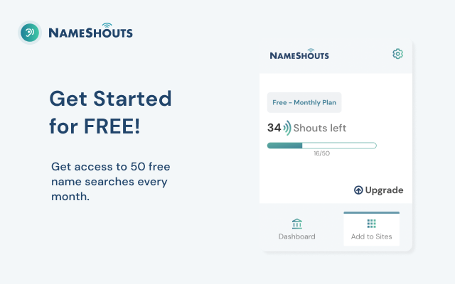 NameShouts - Name Pronunciation tool chrome谷歌浏览器插件_扩展第4张截图