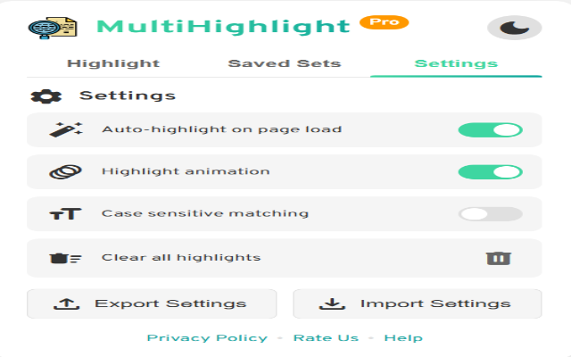 MultiHighlight chrome谷歌浏览器插件_扩展第2张截图