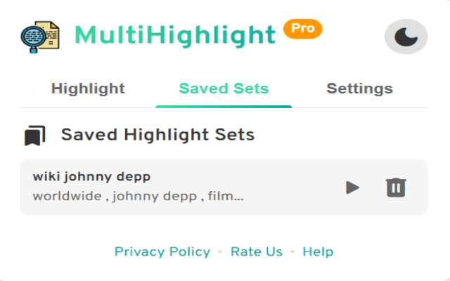 MultiHighlight chrome谷歌浏览器插件_扩展第5张截图