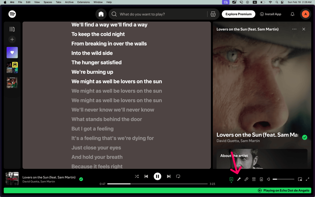 Lyrics for Spotify chrome谷歌浏览器插件_扩展第1张截图