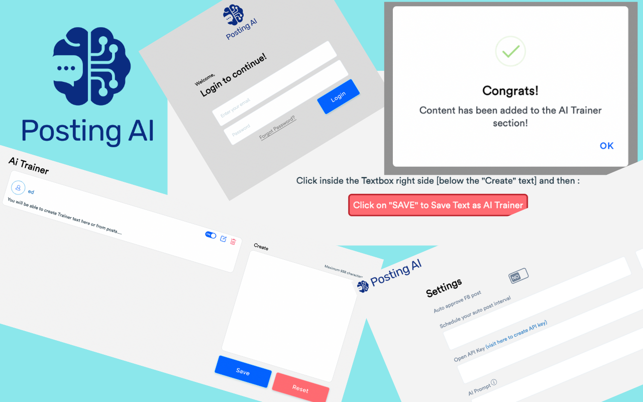 Posting AI chrome谷歌浏览器插件_扩展第1张截图