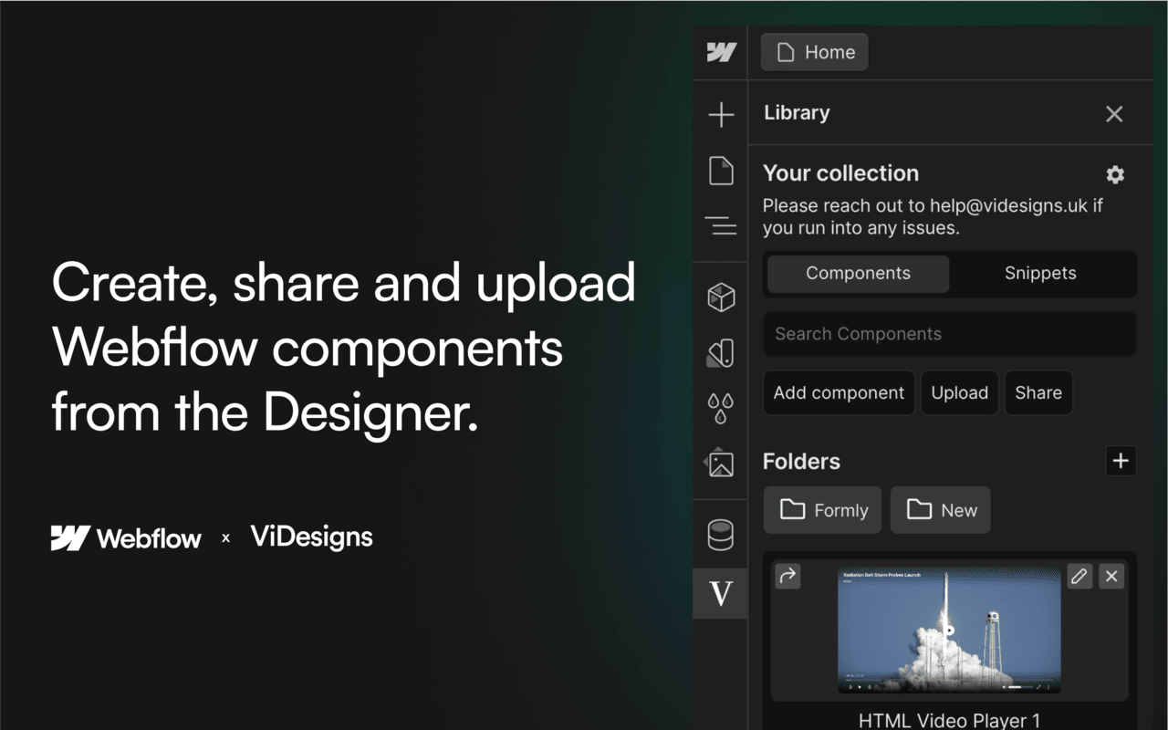 ViDesigns Extension for Webflow chrome谷歌浏览器插件_扩展第4张截图