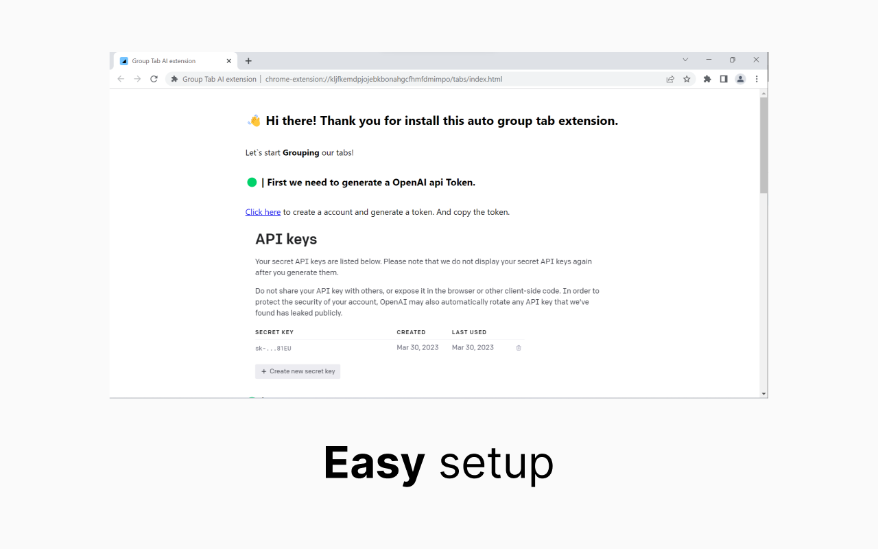 Group Tab AI extension chrome谷歌浏览器插件_扩展第1张截图