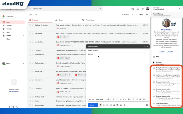 Copilot for Gmail™ by cloudHQ chrome谷歌浏览器插件_扩展第3张截图