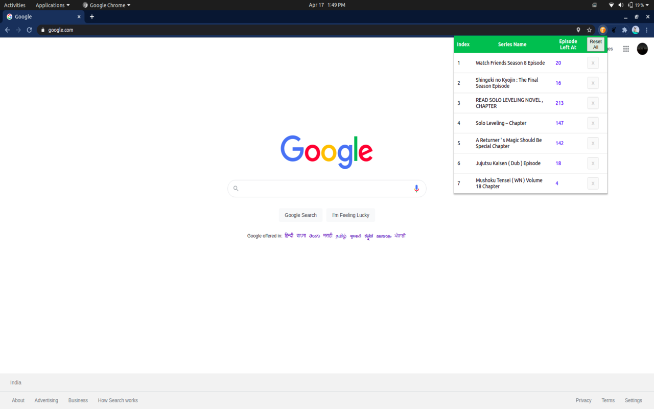 TrackEm- Automatic TV-Series, Anime Tracker chrome谷歌浏览器插件_扩展第3张截图