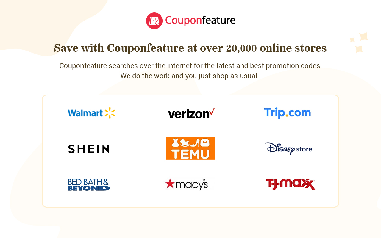 CouponFeature Coupon Finder chrome谷歌浏览器插件_扩展第1张截图