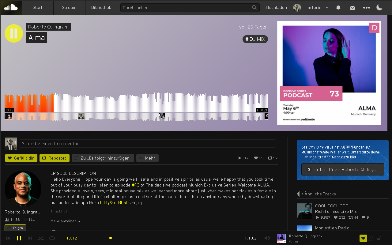 Soundcloud Darker chrome谷歌浏览器插件_扩展第2张截图