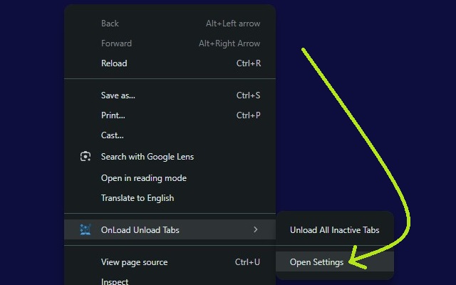 OnLoad Unload Tabs chrome谷歌浏览器插件_扩展第1张截图