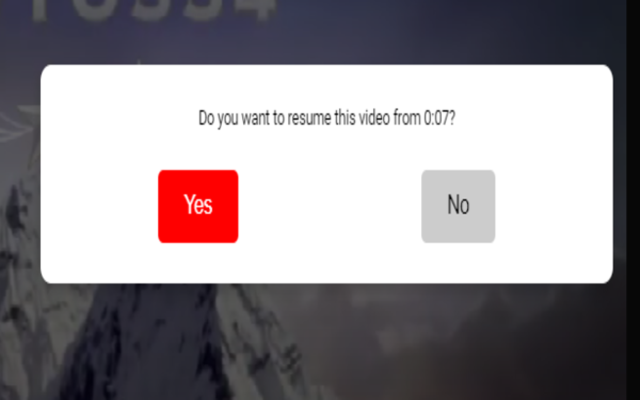 YouTube Auto-Resume chrome谷歌浏览器插件_扩展第2张截图