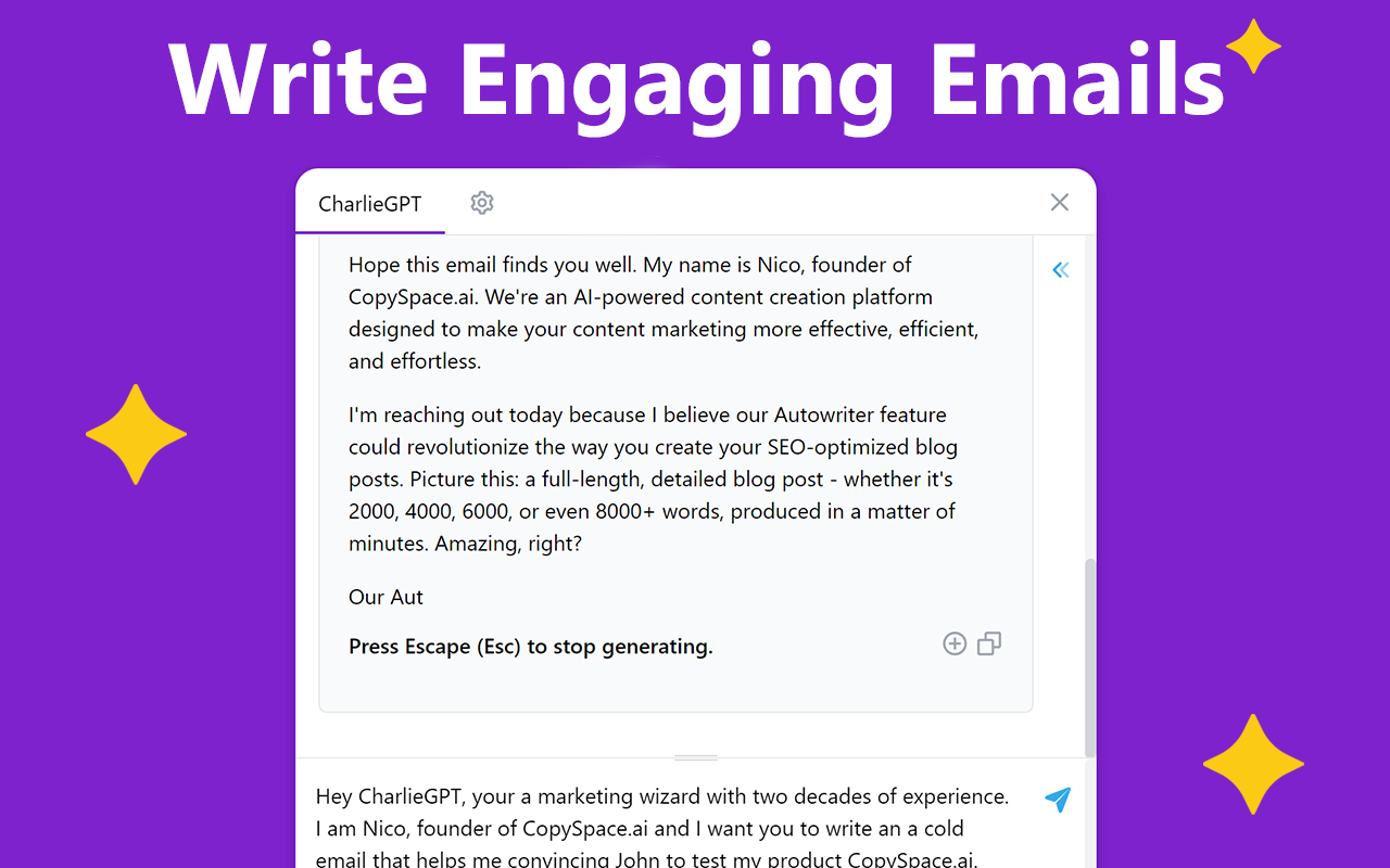 CharlieGPT chrome谷歌浏览器插件_扩展第5张截图