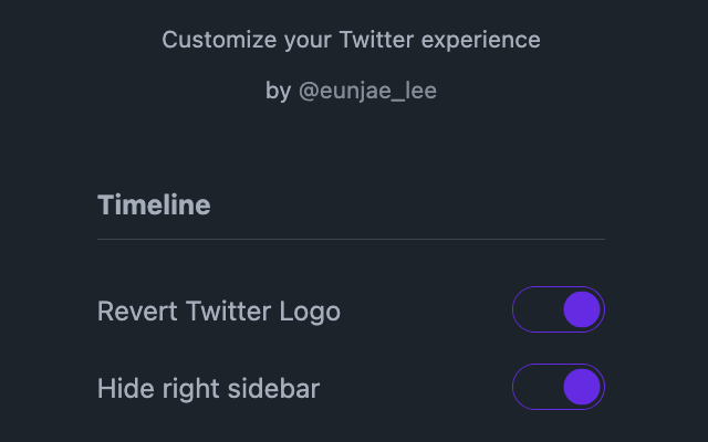 Yet Twitter - Minimal Twitter Theme chrome谷歌浏览器插件_扩展第3张截图