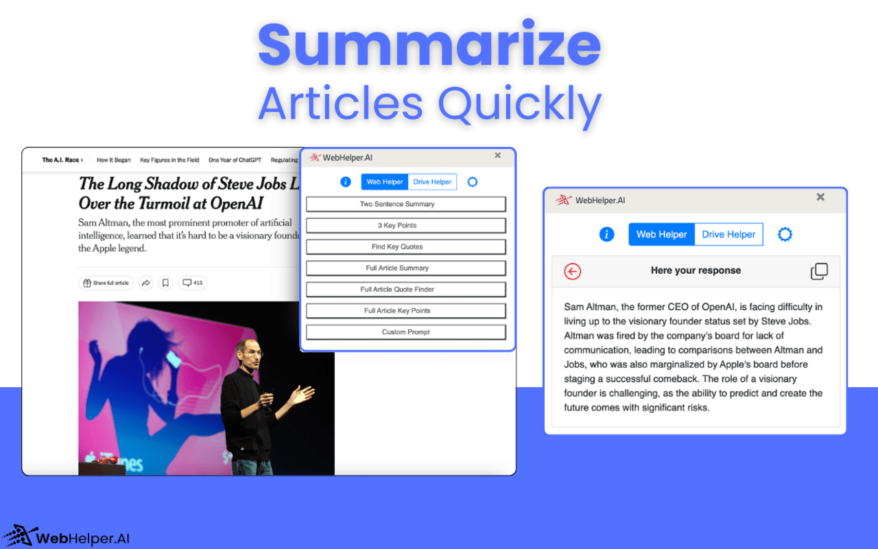 WebHelper.AI chrome谷歌浏览器插件_扩展第1张截图