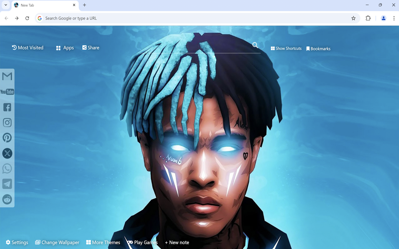 XXXTentacion Wallpaper chrome谷歌浏览器插件_扩展第3张截图