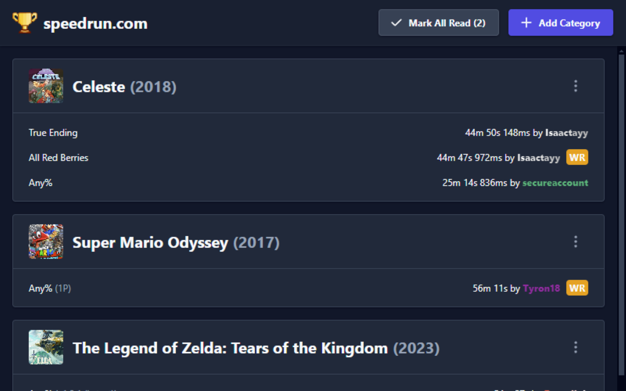 speedrun.com for chrome chrome谷歌浏览器插件_扩展第1张截图