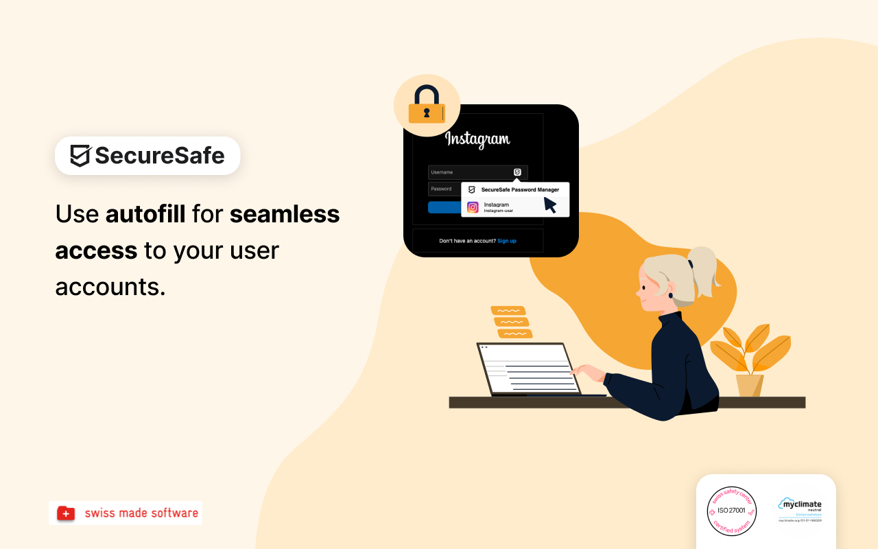 SecureSafe Password Manager chrome谷歌浏览器插件_扩展第3张截图