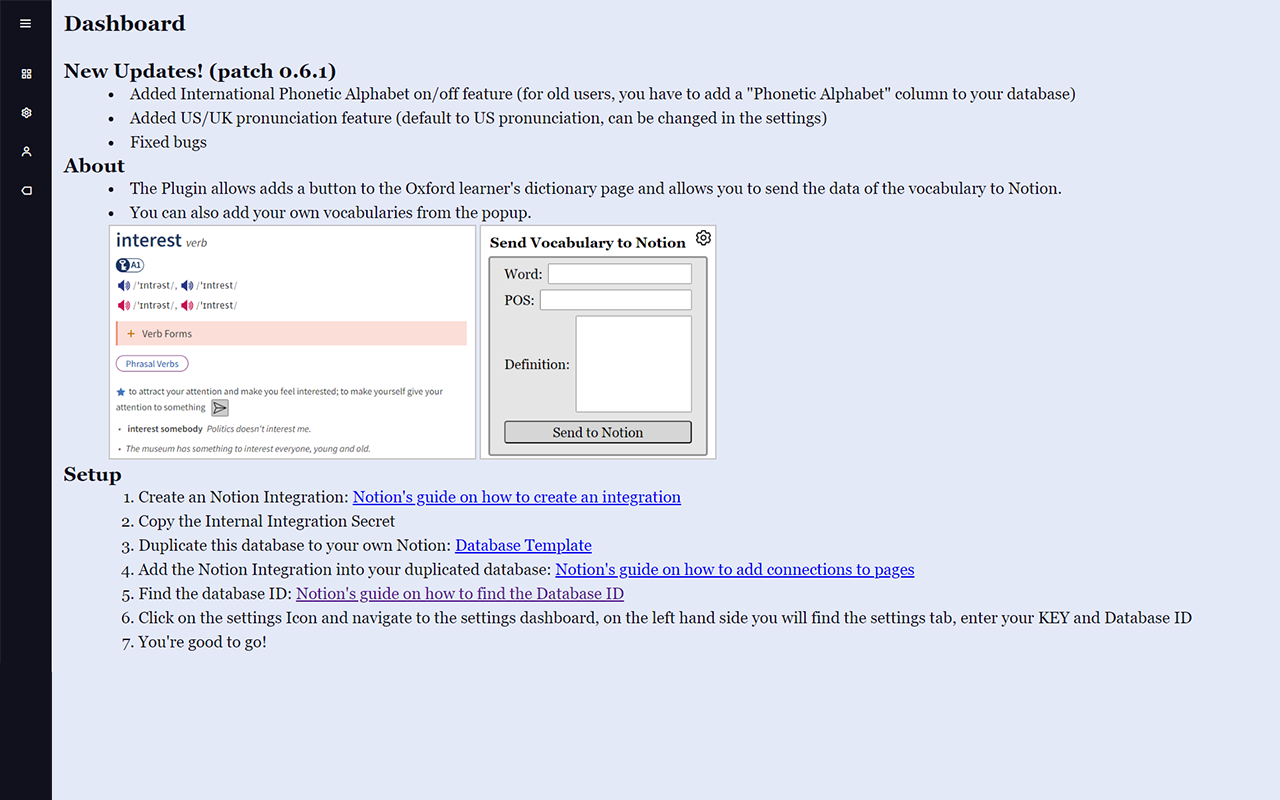Dictionary to Notion chrome谷歌浏览器插件_扩展第4张截图