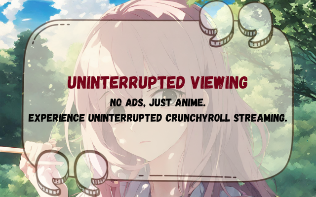 Crunchyroll 广告拦截器 chrome谷歌浏览器插件_扩展第2张截图