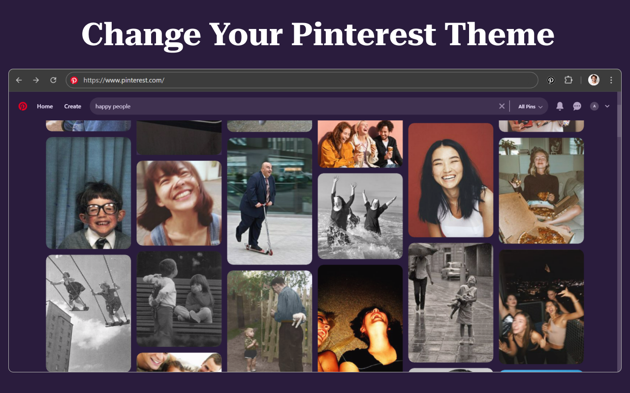 Pinterest Dark Mode - Pinterest 暗黑模式 chrome谷歌浏览器插件_扩展第3张截图